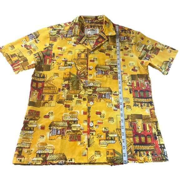 KNOTT'S Berry Farm Vintage Theme Park Attractions Ghost Town Button Up Shirt - Picture 11 of 13
